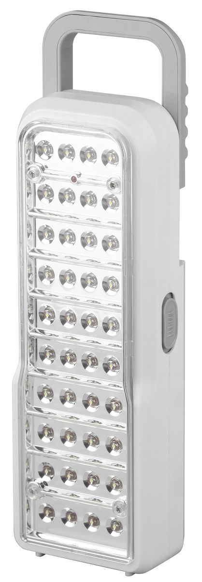 Фонарь ручной Трофи, 40 x LED, аккумулятор 4V 2Ah, ЗУ 220VTL40 Фонарь ручной Трофи, 40 x LED, аккумулятор 4V 2Ah, ЗУ 220VTL40Аккумуляторный светодиодный фонарь Трофи: 40 белых LED2 режима работыАккумулятор 4V 2AhПодзарядка от сети 220 Вольт