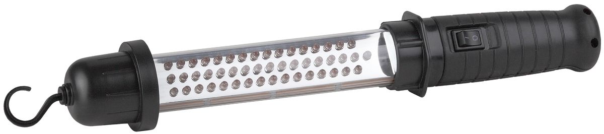 Фонарь автомобильный Эра, 48 x LED, аккумулятор 4,8 V 1,2 Ah NiMHWLA48 Фонарь автомобильный Эра, 48 x LED, аккумулятор 4,8 V 1,2 Ah NiMHWLA48Аккумуляторный светодиодный автомобильный фонарь ЭРА: 48 белых LED обрезиненная рукояткакрюк для подвешиванияNi-MH аккумулятор 1200 mA подзарядка и работа от сети 220 Вольт и 12 Вольт