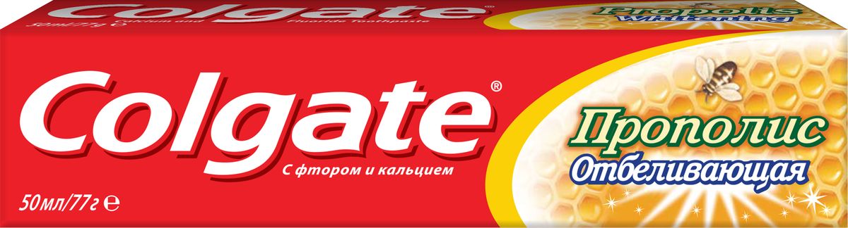Colgate Зубная паста Прополис отбеливающая 50 грFCN89269/FCN89010 Colgate Зубная паста Прополис отбеливающая 50 грFCN89269/FCN89010Зубная паста Colgate Прополис «Отбеливающая». cодержит прополис и очищающие микрочастицы.