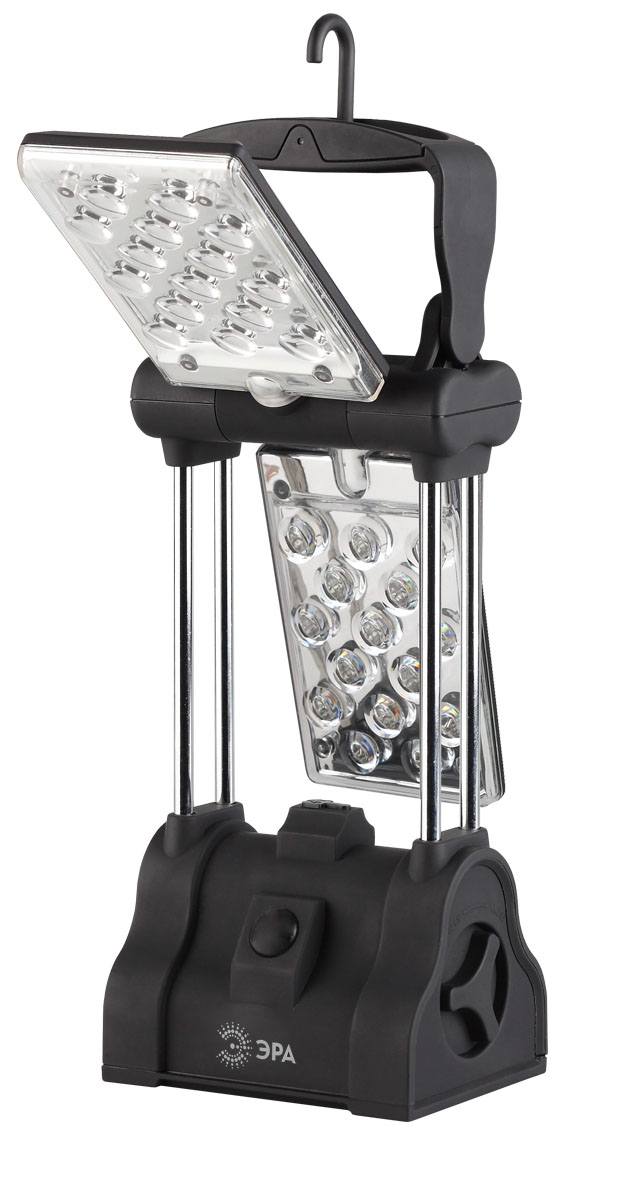 Фонарь кемпинговый ЭРА, 30xLED, аккумулятор NiMH, ЗУ 220VKA31M Фонарь кемпинговый ЭРА, 30xLED, аккумулятор NiMH, ЗУ 220VKA31MАккумуляторный кемпинговый светодиодный фонарь: 2 трансформируемых крыла по 15 LED Аккумуляторы NiMH типа AA 3x600mAh импульсная подзарядка от сети 220V