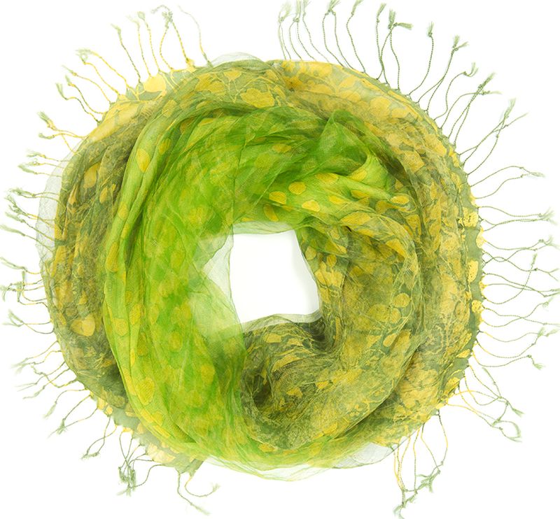 Платок женский Charmante, цвет: зеленый. TISF363. Размер 170 см х 70 см