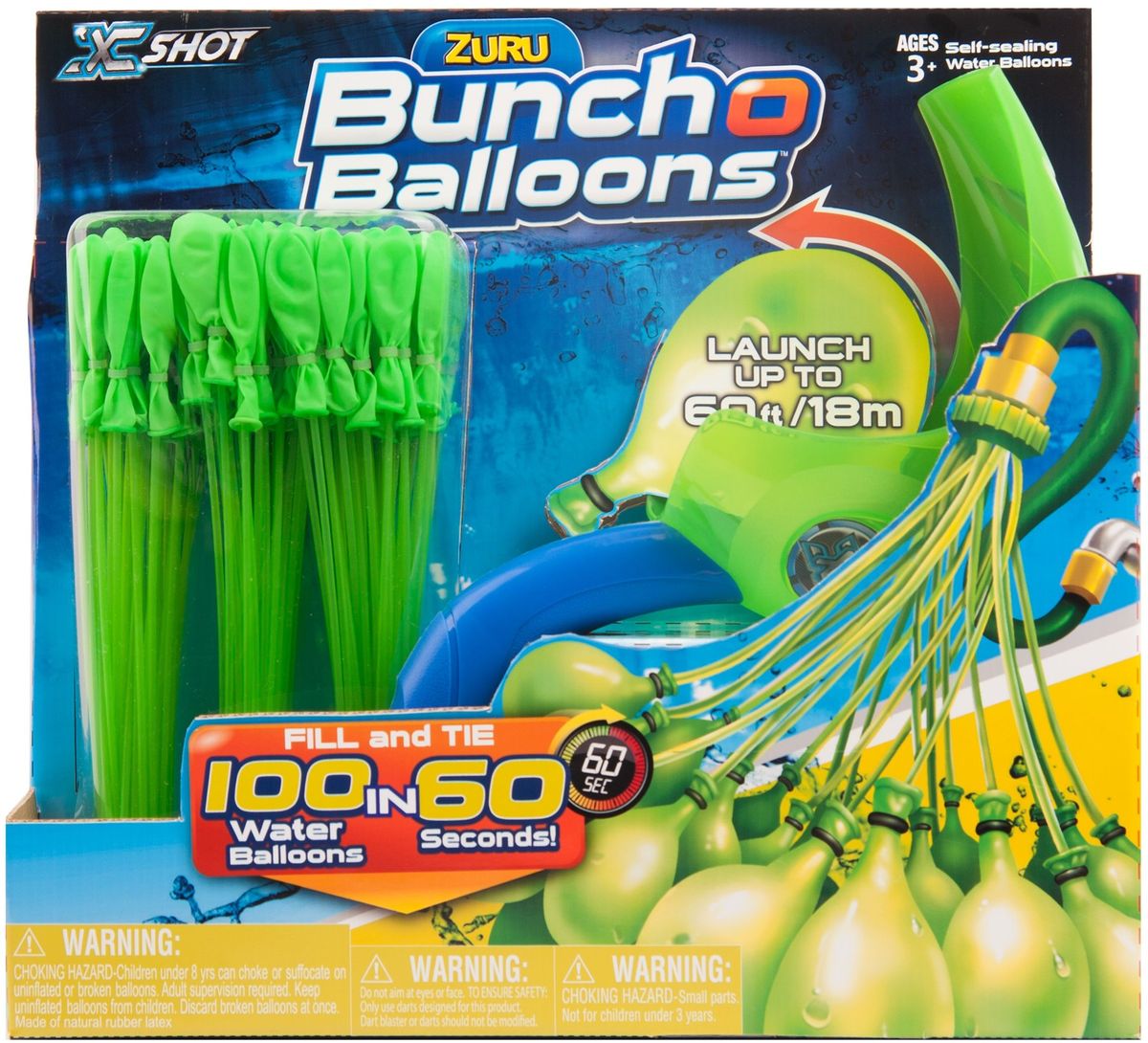 Zuru Водяное оружие Bunch O Balloons с пусковым устройством цвет зеленый