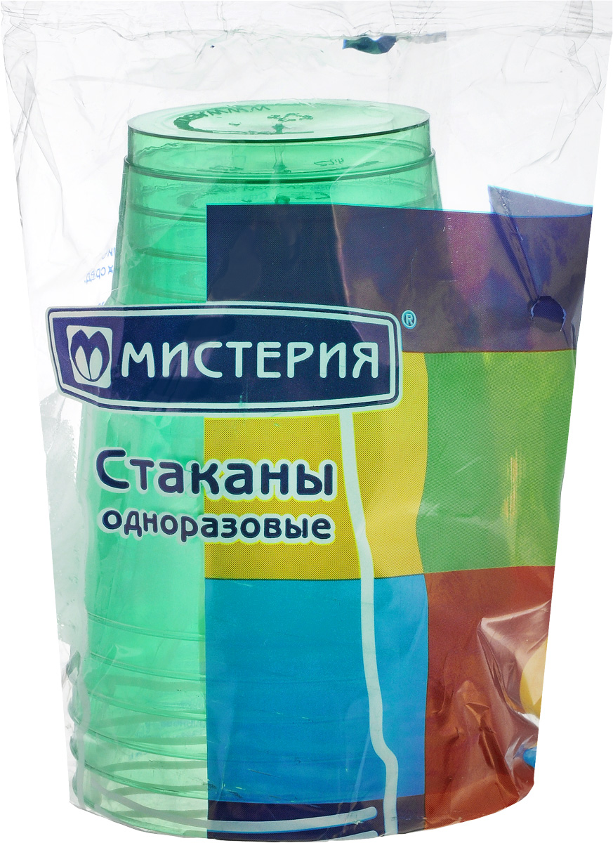 Набор одноразовых стаканов Мистерия Кристалл, цвет: зеленый, 200 мл, 6 шт181050_зеленый Набор одноразовых стаканов Мистерия Кристалл, цвет: зеленый, 200 мл, 6 шт181050_зеленыйНабор Мистерия Кристалл состоит из 6 стаканов, выполненных из полистирола и предназначенных для одноразового использования.Одноразовые стаканы будут незаменимы при поездках на природу, пикниках и других мероприятиях. Они не займут много места, легки и самое главное - после использования их не надо мыть.Диаметр стакана (по верхнему краю): 7,5 см.Высота стакана: 8 см.Объем: 200 мл.