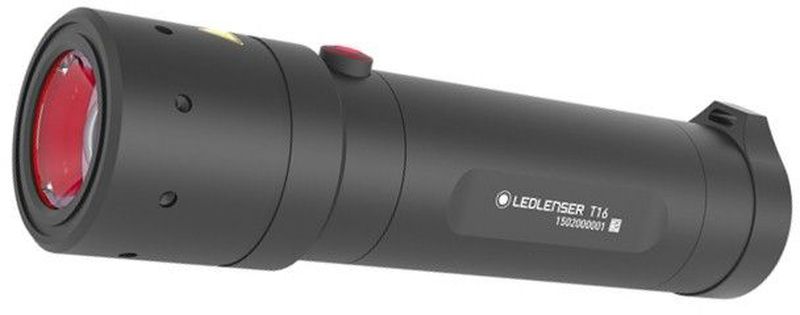 Фонарь LED Lenser T16, с аккумулятором, цвет: черный. 98169816 Фонарь LED Lenser T16, с аккумулятором, цвет: черный. 98169816LED Lenser T16 - это фонарь профессиональной тактической серии с 3 режимами свечения. У фонаря прочный алюминиевый корпус. Кнопка включения находится сбоку.Может быть использован как средство самообороны. Характеристики:- Быстрый фокус;- Световой поток -1 000 лм;- Дальность – 320 м; - Время свечения до 1 лм – 180 ч; - Светодиод – Xtreme LED; - Питание – Mignon AA NiMH 1,2V (2800 mAh. Длина – 181 мм. Вес – 527 г.