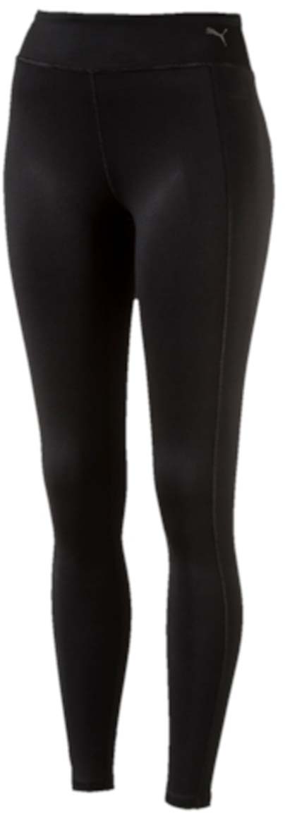 Тайтсы женские Puma Essential Tight, цвет: черный. 51514401. Размер M (44/46)51514401 Тайтсы женские Puma Essential Tight, цвет: черный. 51514401. Размер M (44/46)51514401Элегантные спортивные тайтсы Essential Tight станут вашей любимой моделью для занятий спортом и фитнесом. Модель выполнена из полиэстера с добавлением эластана и влагоотводящей пропиткой на основе биотехнологий. Широкий эластичный пояс обеспечивает комфортную посадку. Пояс с левой стороны дополнен логотипом PUMA. По внешнему виду тайтсы практически не отличаются от леггинсов, однако такая модель одежды лучше впитывает влагу, обеспечивает воздухообмен, поддерживает мышцы, связки и сухожилия, что очень важно во время бега.