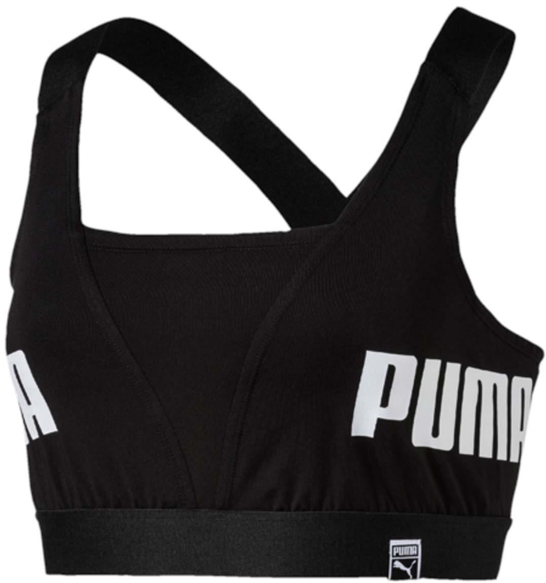 Топ-бра для фитнеса Puma Archive Logo Bra Top, цвет: черный. 57248101. Размер XXL (50/52)57248101 Топ-бра для фитнеса Puma Archive Logo Bra Top, цвет: черный. 57248101. Размер XXL (50/52)57248101Стильный топ Archive Logo Bra Top выполнен из полиэстера с добавлением эластана. Модель снабжена впитывающей подкладкой из натурального материала и эластичными лямками, которые обеспечивают комфорт и не натирают кожу. Фасон в обтяжку по фигуре. Топ прекрасно подходит для тренировок. Стильный дизайн придаст уверенности и поможет добиться непревзойденных результатов.