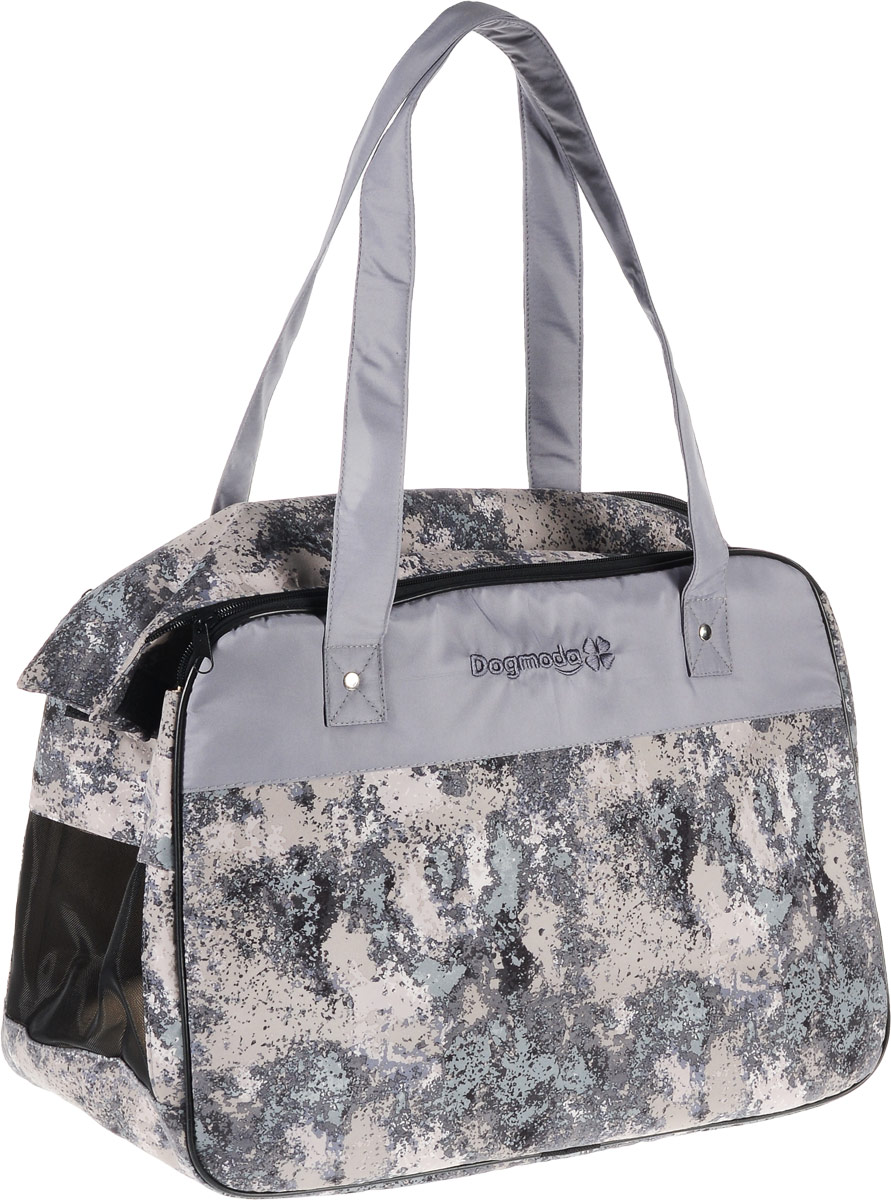 Сумка-переноска для животных Dogmoda Active, цвет: серый, бежевый, черный, 43 х 24 х 30 смDM-160324 Сумка-переноска для животных Dogmoda Active, цвет: серый, бежевый, черный, 43 х 24 х 30 смDM-160324Сумка-переноска Dogmoda Active прекрасно подходит для собак мелких пород и кошек. Имеет съемное твердое основание, которое не позволит животному провисать. Сумка снабжена сетчатой стенкой, из которой ваша любопытная кошка или собака сможет дышть или рассматривать все вокруг. Также на лицевой стороне предусмотрен открытый карман. Переноска закрывается на застежку-молнию. Для удобной переноски сумка снабжена двумя ручками. При необходимости ее можно сложить. Сумка-переноска Dogmoda Active понравится вашим домашним любимцам.