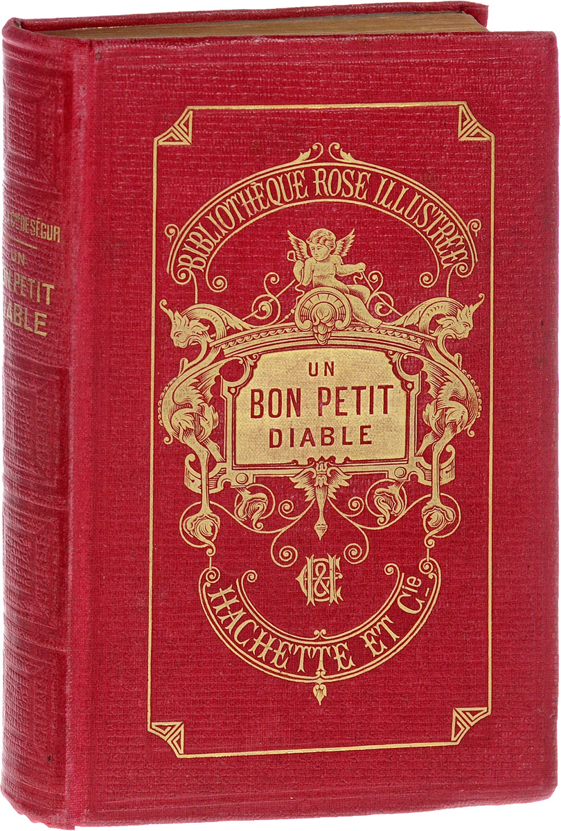 Un bon petit diableYM-0824 Un bon petit diableYM-0824Париж, 1900 год. Издательство Librairie Hachette et C-ie.Иллюстрированное издание со 100 рисунками H. Castelli в тексте.Типографский переплет с золотым тиснением. Золоченый обрез.Сохранность хорошая.Вниманию читателей предлагается книга французской детской писательницы русского происхождения Софьи Федоровны де Сегюр (урожденной Ростопчиной) Un bon petit diable из серии Bibliotheque Rose illustree. Эта популярная книжная серия была создана парижским издательством Hachette в 1856 году, в ней выходили книги для детей от 6 до 12 лет.Графиня де Сегюр написала в течение двенадцати лет двадцать романов и четыре статьи. Её книги переводились на множество языков, большинство из них были экранизированы во Франции и других странах, её творчество продолжает покорять сердца миллионов детей по всему миру и по сей день. И в XXI веке ее книги вызывают у детей восторг, ощущение беззаботности, открывая перед ними волшебный мир детства.Не подлежит вывозу за пределы Российской Федерации.