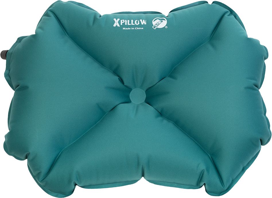 Подушка надувная Klymit Pillow X Large, цвет: зеленая12PLTL01D Подушка надувная Klymit Pillow X Large, цвет: зеленая12PLTL01DЛегкая и компактная подушка Klymit Pillow X Large класса люкс для полноценного комфорта и отдыха в путешествии. X- направляющие фиксируют положение головы во время сна.Особенности: -Материал: ультрамягкий полиэстер 30D. -Надувается за 3-5 выдохов.-Размер: 56 х 32 х 14 см. Размер в сложенном виде: 8 х 10 см.Вес: 91 г.