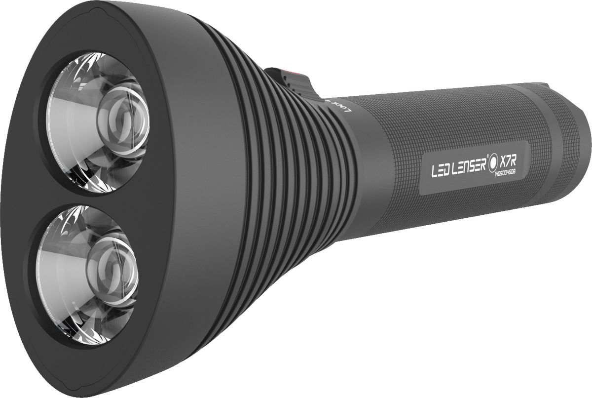 Фонарь светодиодный LED Lenser X7R, с аккумулятором, цвет: черный. 8408-R8408-R Фонарь светодиодный LED Lenser X7R, с аккумулятором, цвет: черный. 8408-R8408-RФонарь светодиодный LED Lenser X7R - это аккумуляторный фонарь повышенной яркости. Он очень удобен в использовании, т.к. не выпадет из рук благодаря рифленому корпусу. Корпус выполнен из алюминия. Инновационная система - Smart Light Technology - возможность подбора каждым пользователем удобных для себя режимов изменения свечения. Характеристики:- Световой поток - 500 лм. - Время свечения до 1 лм - 7,5 часов. - Питание - аккумулятор 1 х Li-Ion 3,7V (в комплекте). - Количество светодиодов - 2. - Позолоченные контакты. - Эффективная дальность свечения – до 320 м. - Система AFS. - Пластиковый кейс.Длина - 171 мм. Вес - 241 г.