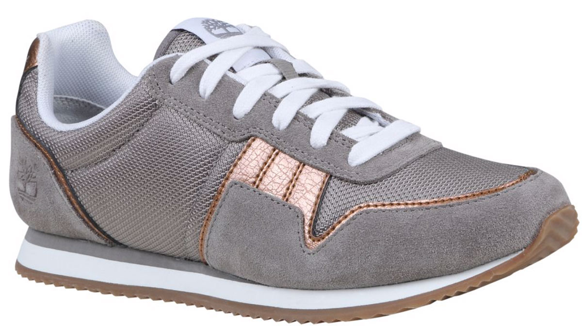 Кроссовки женские Timberland Retro Runner Oxford, цвет: серый. TBLA1G58W. Размер 9 (39)TBLA1G58W Кроссовки женские Timberland Retro Runner Oxford, цвет: серый. TBLA1G58W. Размер 9 (39)TBLA1G58WЖенские кроссовки Timberland Retro Runner Oxford выполнены из натуральной замши и дышащей сетки. Модель на классической шнуровке. Подкладка и стелька с технологией Ortholite изготовлены из текстиля. Резиновая подошва оснащена рифлением.