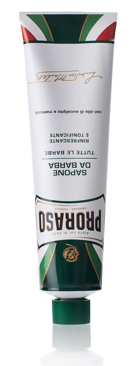 Proraso Крем для бритья освежающий 150 мл400410 Proraso Крем для бритья освежающий 150 мл400410Формула на основе растительного стеарина обогащена ментолом и маслом эвкалипта, что делает ее особенно густой и обильной. Подходит для нормальной кожи и любого типа щетины.Содержащийся в составе глицерин помогает лезвию мягко и беспрепятственно скользить по коже, сводя к минимуму возможность порезов.