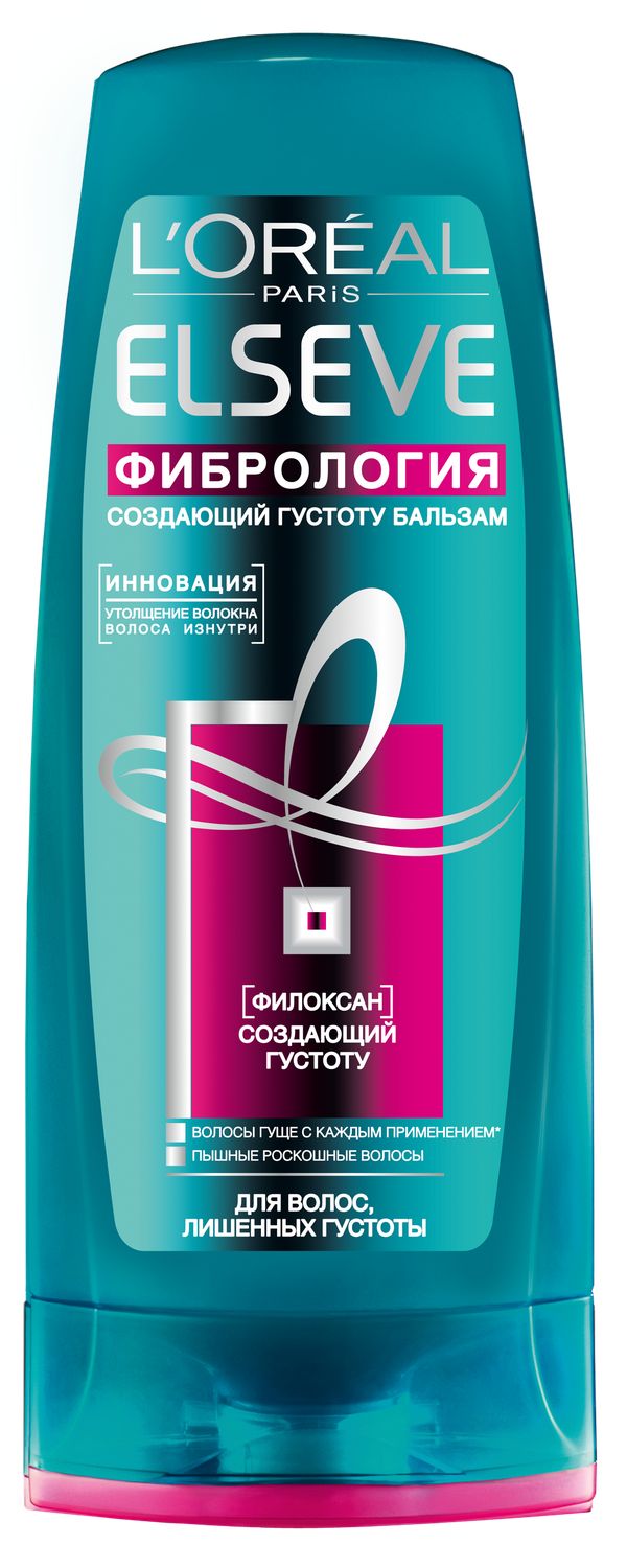 LOreal Paris Elseve Бальзам-ополаскиватель Эльсев, Фибрология, для волос, лишенных густоты, 400млA8855400 LOreal Paris Elseve Бальзам-ополаскиватель Эльсев, Фибрология, для волос, лишенных густоты, 400млA8855400Сделайте ваши волосы ещё более густыми с революционной серией средств «Фибрология» с входящим в состав активной молекулой Филоксан! Бальзам для волос «Эльсев, Фибрология» восстанавливает волосы на клеточном уровне: Филоксан проникает внутрь волокон, где молекула расширяется, утолщая сам волос. Также в состав продукта входит смягчающая сыворотка с липидными компонентами для питания волос без утяжеления и лёгкого расчёсывания.