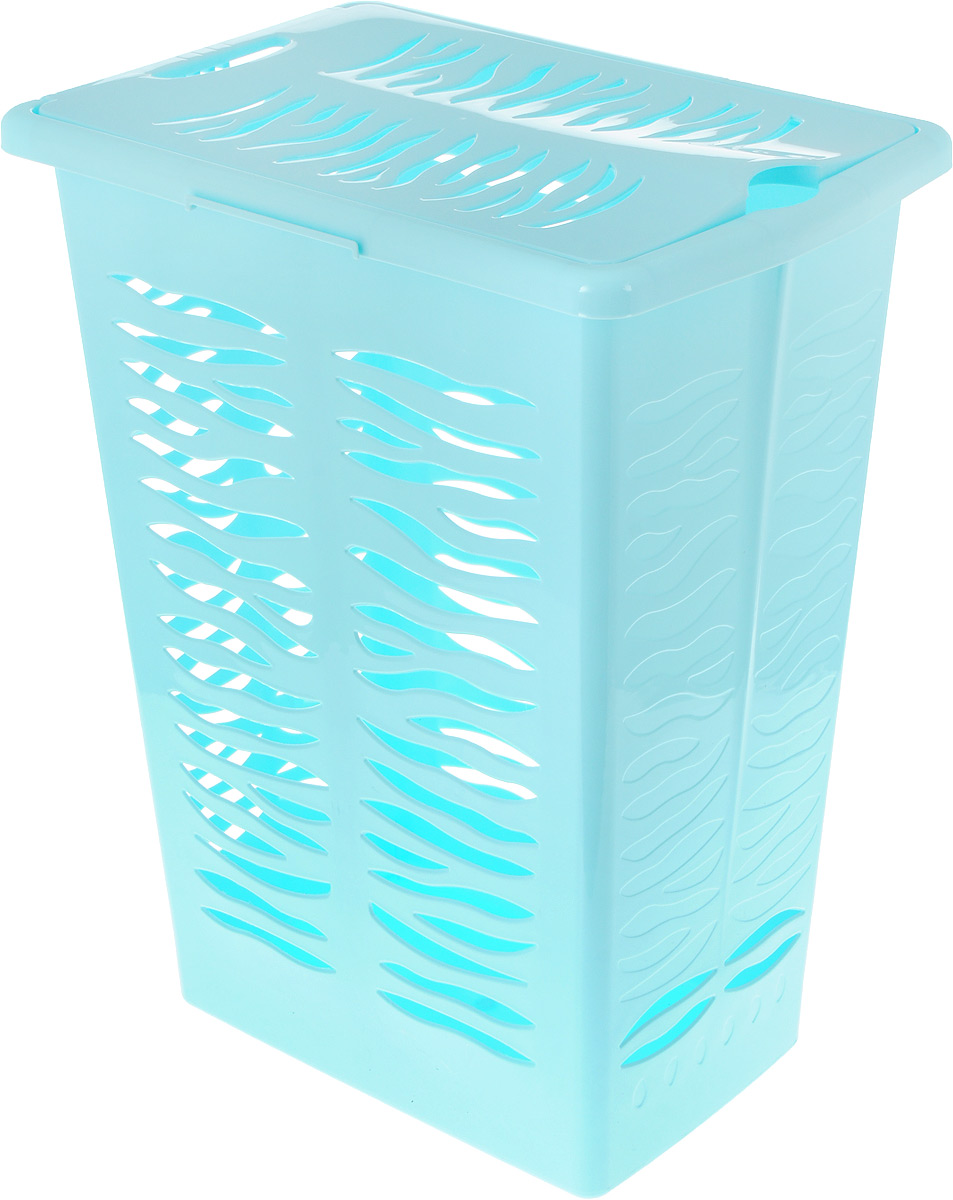 Корзина для белья BranQ Aqua, цвет: бирюзовый, 30 лBQ1706БРЗ Корзина для белья BranQ Aqua, цвет: бирюзовый, 30 лBQ1706БРЗКорзина для белья BranQ Aqua изготовлена из прочного полипропилена и оформлена перфорированными отверстиями, благодаря которым обеспечивается естественная вентиляция.Благодаря широкому канту по верхним краям корзины, ее легко поднимать и держать в руках.Корзина оснащена крышкой и ручкой для переноски. На крышке имеется выемка для удобного открывания крышки.Такая корзина для белья прекрасно впишется в интерьер ванной комнаты. Размер корзины: 38 х 26 х 48 см, Объем: 30 л.