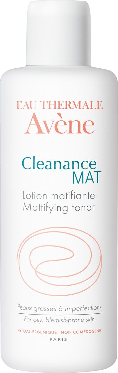 Avene Очищающий матирующий лосьон Cleananse, 200 млC48275 Avene Очищающий матирующий лосьон Cleananse, 200 млC48275Очищение, тонизирование и матирование проблемной кожи, склонной к жирному блеску.Монолаурин* в сочетании с абсорбирующими порошкообразными частицами, регулирует чрезмерное выделение кожного сала, мгновенно делая кожу чистой и матовой. Благодаря высокому содержанию Термальной воды Avene обладает успокаивающим эффектом и снимает раздражение кожи. Матирующий лосьон оставляет на коже приятное ощущение свежести.*Запатентованный компонент.
