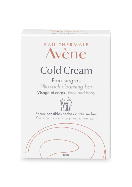 Avene Сверхпитательное мыло Cold-cream для лица и тела 100 гC05482 Avene Сверхпитательное мыло Cold-cream для лица и тела 100 гC05482Ежедневное очищение чувствительной кожи лица и тела. • для раздраженной и реактивной сухой кожи.• для кожи, не переносящей классические очищающие средства• для чувствительной кожи младенцев, детей, взрослых и пожилых людей.Мыло сочетает в себе сверхпитательные и смягчающие свойства колд-крема и смягчающие, сниамющие раздражение кожи свойства Термальной воды Avene. Бережно очищает и питает самую чувствительную кожу. Новая формула прекрасно переносится, поддерживает естественный уровень рН кожи и обеспечивает густую, мягкую пену с приятным ароматом. Кожа вновь становится мягкой и эластичной. Возвращается ощущение комфорта.