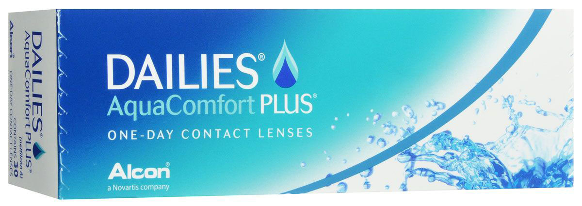 Alcon-CIBA Vision контактные линзы Dailies AquaComfort Plus (30 шт / 8.7 / 14.0 / +2.50)
