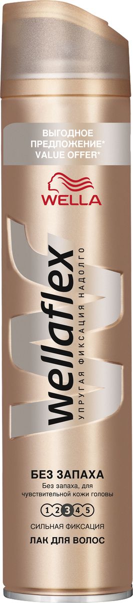 Wellaflex Лак для волос без запаха сильной фиксации 400 мл wella лак для волос сильной фиксации stay styled 300 мл