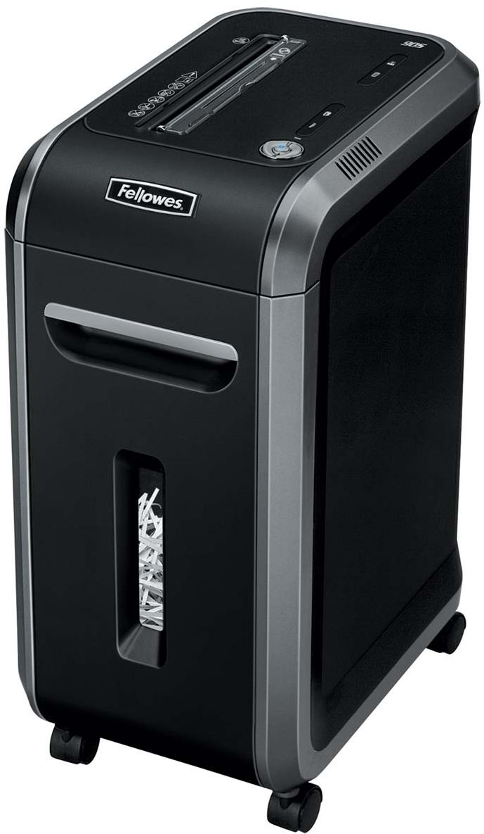 Fellowes Powershred 90S, Black шредерFS-46901 Fellowes Powershred 90S, Black шредерFS-46901Powershred 90S – производительный шредер для персонального или коллективного использования в малом офисе. Рекомендуемая нагрузка до 1500 листов в день.Производительность – 18 листов. Продольная резка на полосы шириной 5,8 мм соответствуют P-2 уровню секретности по DIN 66399.Вместительная корзина, широкие возможности уничтожения, длительный рабочий цикл, высокая скорость резки, низкий уровень шума благодаря функции Silent Shred и мобильность аппарата – все это делает его прекрасным помощником в деле уничтожения конфиденциальных данных.