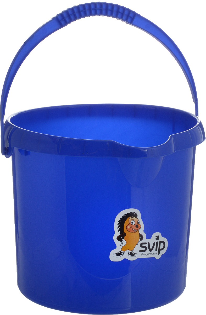 Ведро Svip, цвет: синий, 4 лSV4016СН Ведро Svip, цвет: синий, 4 лSV4016СНКруглое ведро Svip изготовлено из прочного долговечного полипропилена. Удобная форма и эргономичная ручка обеспечат комфорт применения. В верхней части ведра находится удобный выступ для выливания воды, а в основании - выемка для подхвата. Размер ведра (по верхнему краю): 21 х 20,5 см. Высота ведра: 18 см.