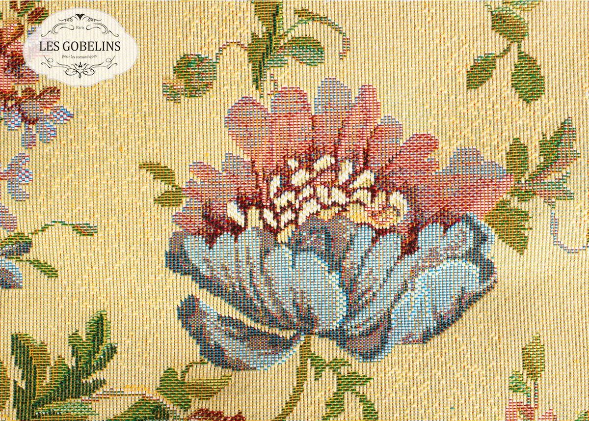 Покрывало на диван Les Gobelins Gloria, 160 х 230 смlns187892 Покрывало на диван Les Gobelins Gloria, 160 х 230 смlns187892Покрывало на диван Les Gobelins Gloria с ярким цветочным рисунком привлечет к себе внимание и органично впишется в интерьер комнаты. Изделие изготовлено из высококачественной ткани гобелен и оформлено бахромой и кисточками. Необычайная красота сочетается в этом покрывале с высокой прочностью и долговечностью, а свойство гобелена по-разному проявлять себя в зависимости от освещения помещения позволяет открывать все новые и новые детали, которые, как казалось, раньше скрывал гобелен.Красочное и приятное на ощупь покрывало сделает интерьер спальни, детской или гостиной уютнее и своеобразнее. Состав материала: 48% хлопок, 52% полиэстер.