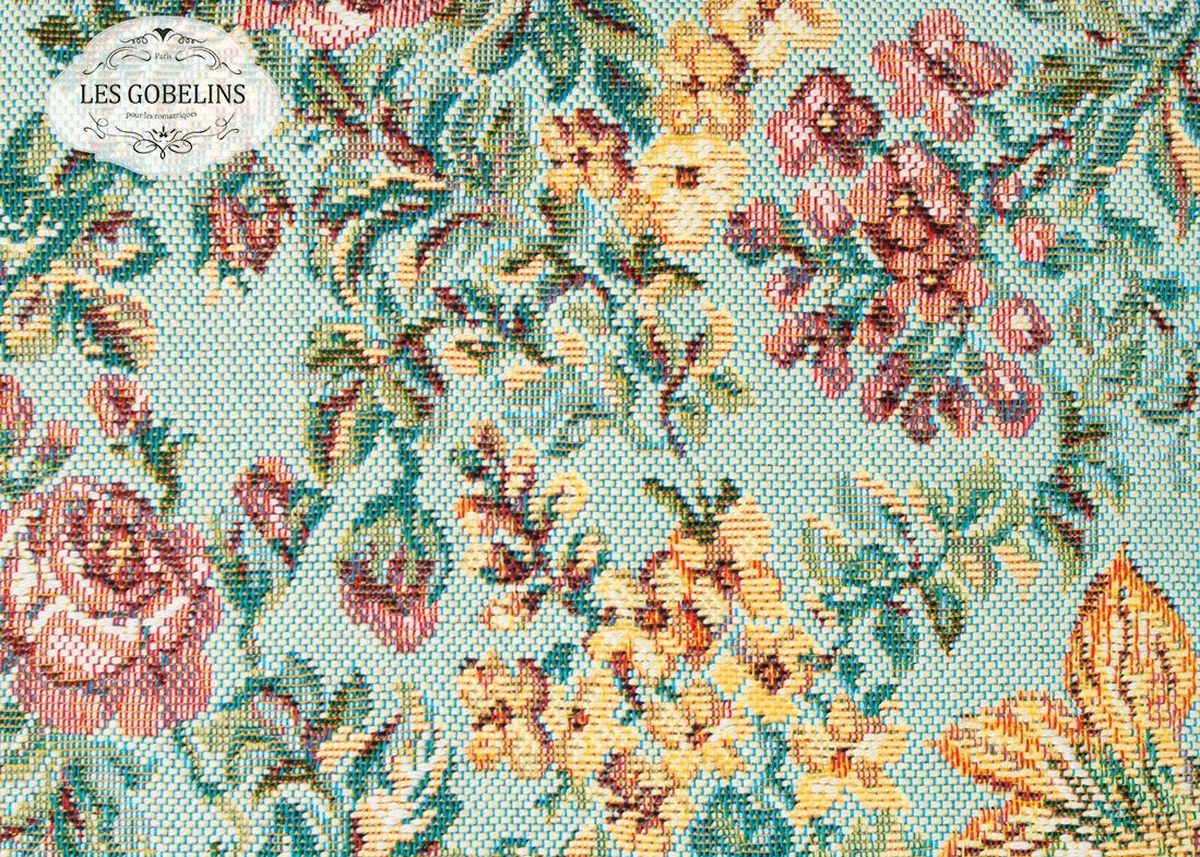 Покрывало на диван Les Gobelins Arrangement De Fleurs, цвет: голубой, 160 х 230 смlns188492 Покрывало на диван Les Gobelins Arrangement De Fleurs, цвет: голубой, 160 х 230 смlns188492Покрывало на диван Les Gobelins Arrangement De Fleurs с ярким цветочным рисунком привлечет к себе внимание и органично впишется в интерьер комнаты. Изделие изготовлено из высококачественной ткани гобелен и оформлено бахромой и кисточками. Необычайная красота сочетается в этом покрывале с высокой прочностью и долговечностью, а свойство гобелена по-разному проявлять себя в зависимости от освещения помещения позволяет открывать все новые и новые детали, которые, как казалось, раньше скрывал гобелен.Красочное и приятное на ощупь покрывало сделает интерьер спальни, детской или гостиной уютнее и своеобразнее. Состав материала: 52% хлопок, 48% полиэстер.