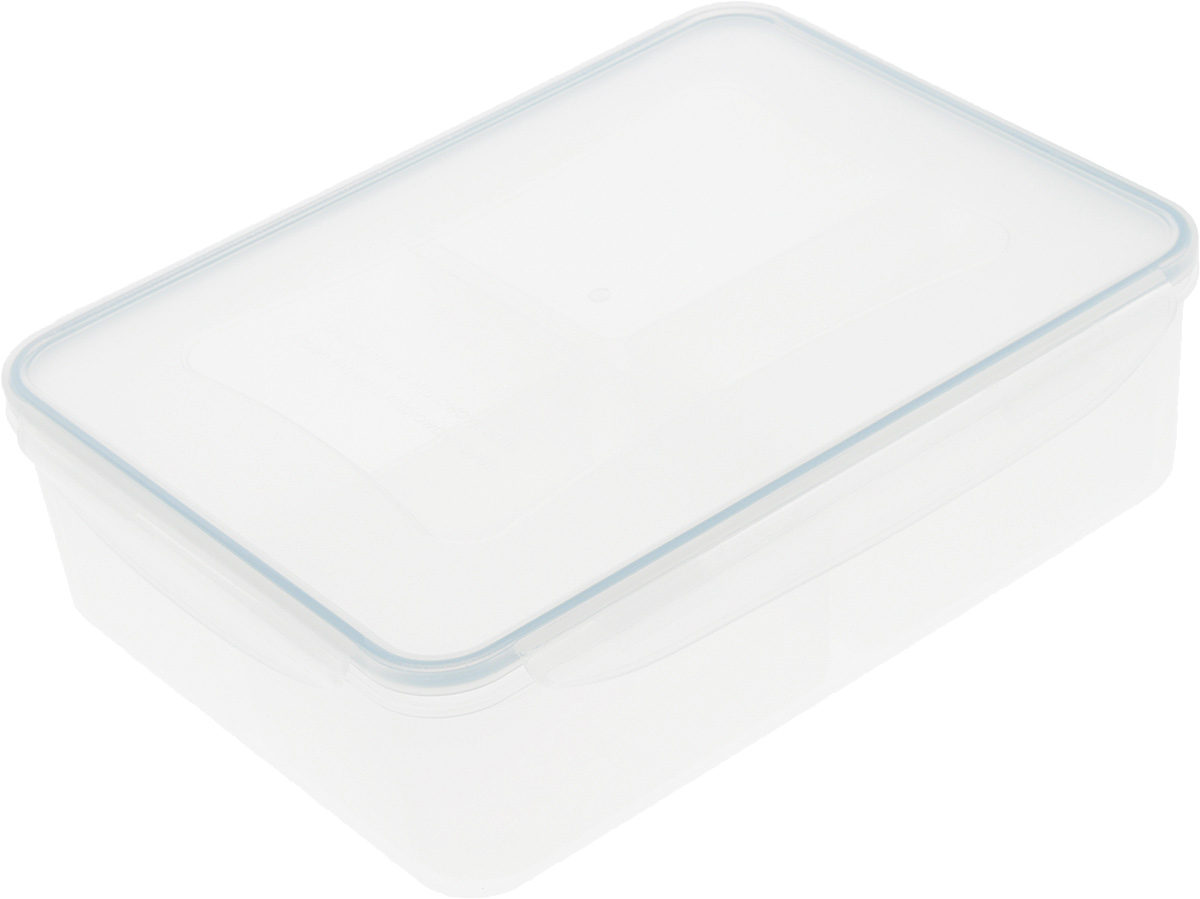 Контейнер Tescoma Freshbox, с мисками, 3,7 л892070 Контейнер Tescoma Freshbox, с мисками, 3,7 л892070Контейнер Tescoma Freshbox, изготовленный из прочного пластика, отлично подходит для хранения и разогрева блюд. Герметичная крышка имеет силиконовый уплотнитель, пища остается свежей дольше и не протекает при перевозке. В комплекте с контейнером прилагаются 4 миски. Они предназначены для раздельного хранения различных блюд в одном контейнере.Подходят для холодильника, морозильных камер, микроволновой печи и посудомоечной машины.Размер контейнера (с учетом крышки): 29,5 х 22 х 8,5 см.Размер миски: 16,5 х 10 х 6,2 см.