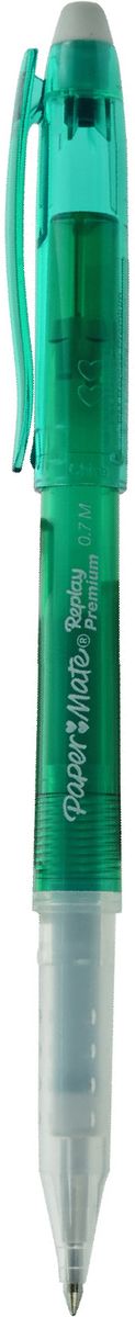 Paper Mate Ручка гелевая Replay Premium со стираемыми чернилами и ластиком цвет чернил зеленый