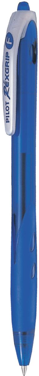 Pilot Ручка шариковая Rexgrip цвет чернил синий 0,5 ммBPRG-10R-EF-L Pilot Ручка шариковая Rexgrip цвет чернил синий 0,5 ммBPRG-10R-EF-LАвтоматическая шариковая ручка с интегрированным в корпус прорезиненным захватом для пальцев. Чернила на масляной основе для мягкого и легкого письма. Наконечник стержня изготовлен из нержавеющей стали, а шарик - из карбида вольфрама. Пластиковый корпус тонирован в цвет чернил ручки.