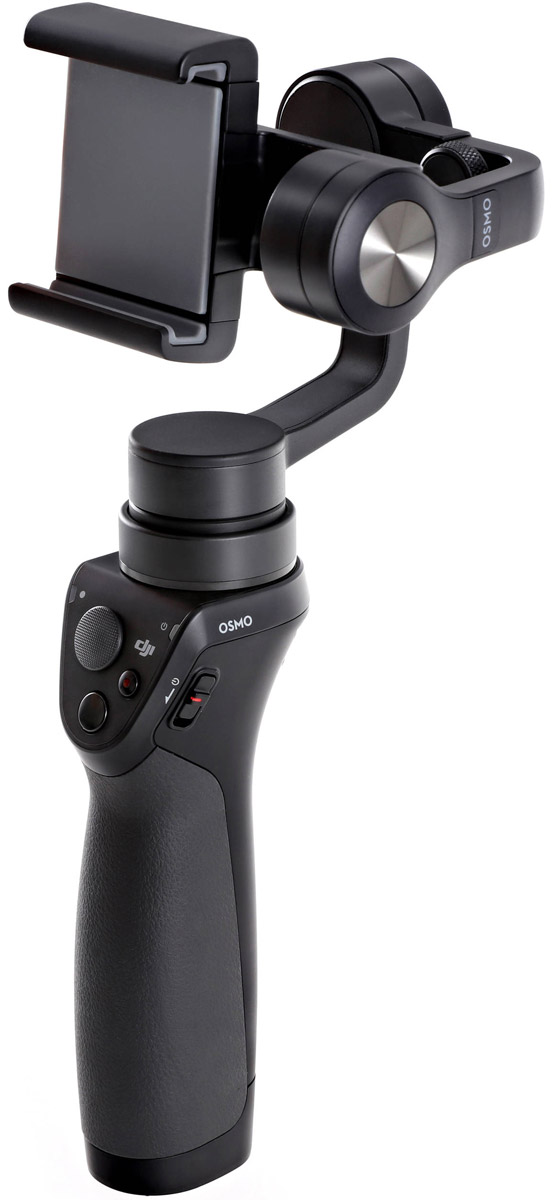 DJI OSMO Mobile ручной 3-х осевой стабилизаторOSMO Mobile DJI OSMO Mobile ручной 3-х осевой стабилизаторOSMO MobileOsmo Mobile - ваша съемочная команда в одном компактном устройстве. Плавные видео, профессиональныефотографии: запечатлейтедрагоценные моменты по-голливудски и поделитесь ими с друзьями. Все это возможно благодаря новойтехнологии, превращающей смартфонвмобильную смарт-камеру со множеством потрясающих функций: автоматическим слежением за объектом,съемкой потрясающих timelapse- роликов и даже прямой трансляцией видео (доступны в приложении DJI GO).Пробовали снимать видео на ходу? Тогда вы знаете, как сложно удерживать телефон в неподвижномположении. Стабилизатор для телефоновOsmo Mobile легко решает эту задачу: он сглаживает и частично поглощает вибрации от ваших движений. Врезультате вы получаете плавноевидео, как в кино.Делайте эффектные ночные фотографии с выдержкой до 1 секунды без штатива, Osmo Mobile позаботится остабильности и четкости снимка.Экспериментируйте: если закрепить Osmo Mobile на специальном штативе и направить камеру в небо, можнополучить захватывающиефотографии звездного неба. Выглядеть идеально на всех снимках - просто со специальной функцией OsmoMobile. Приложение DJI GO2позволитбыстро отретушировать лицо в момент съёмки. С набором интеллектуальных технологий ваши селфи будутнеотличимы от профессиональныхфотографий, сделанных в студии.С Osmo Mobile вы сможете транслировать любые события на ваш канал в YouTube или страницу в Facebook,активировав специальнуюфункцию вприложении DJI GO. Плавность и стабильность видео гарантирована. Osmo Mobile - ваша съемочная группа водном компактном устройстве.Все, что вам понадобится для съемки масштабных пейзажей невероятной детализации, - ваш телефон и OsmoMobile. В режиме панорамы OsmoMobile автоматически составит великолепную панораму из 9 отдельных снимков.Интерфейс профессиональной фотокамеры в вашем смартфоне: кнопки спуска затвора, записи видео, ручныенастройки ISO, скоростизатвора ибаланса белого. Вы можете менять экспозицию, просто проводя пальцем по экрану смартфона. Кнопкауправления открывает доступ куникальным функциям Osmo. Двойное нажатие выравнивает телефон по центру, тройное позволитпереключиться между основной ифронтальнойкамерами, долгое нажатие зафиксирует камеру в одном положении.Джойстик Osmo Mobile можно настроить так, как вам удобно. Задайте собственные значения чувствительности,поменяйте команды дляповорота и наклона камеры или полностью измените параметры движения стабилизатора. Вы также можетеменять направление камеры,перемещая стабилизатор вручную.Возможность подключения мобильного устройства к Osmo Mobile через Bluetooth упрощает процесс подготовкик съемке. Стабилизаторавтоматически распознает и подключится к вашему смартфону.Благодаря аккумулятору повышенной емкости и КПД Osmo Mobile может непрерывно работать до 4,5 часов.Батареи легко менять, а дляувеличения срока работы можно подключать устройство к внешней батарее с помощью удлинителя.Допустимая ширина мобильного телефона: 58,6-84,8 мм (2,31-3,34 дюйма). Минимальная ширина приблизительносоответствует ширине iPhone 5s, максимальная ширина приблизительно соответствует ширине Huawei Mate 8.