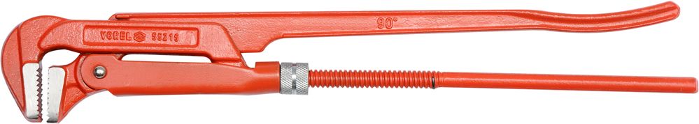 Ключ трубный Vorel, 1, 90 градусов55215 Ключ трубный Vorel, 1, 90 градусов55215Ключ трубный используется для монтажа и демонтажа у трубных резьбовых соединений. Ключ эффективен в работе благодаря его специальной усиленной конструкции. Специально разработанный угол наклона зубцов позволяет выполнить максимально возможное усилие захвата.