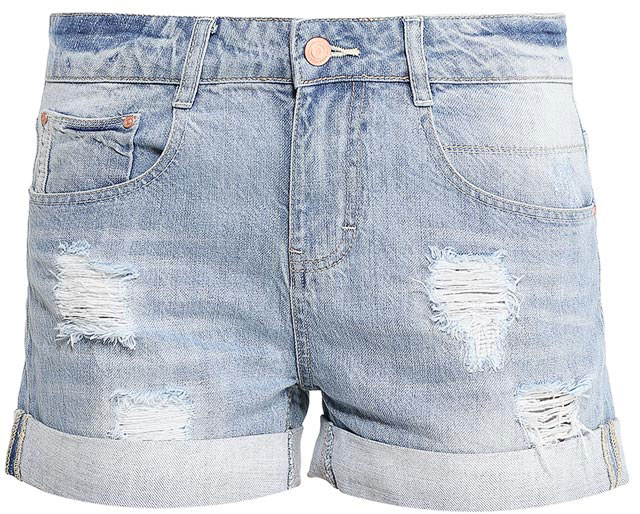 Шорты женские Sela Denim, цвет: голубой джинс. SHJ-135/608-7213. Размер 25 (40)SHJ-135/608-7213 Шорты женские Sela Denim, цвет: голубой джинс. SHJ-135/608-7213. Размер 25 (40)SHJ-135/608-7213Женские джинсовые шорты Sela, изготовленные из натурального хлопка с эффектом потертостей и разрывов, станут отличным дополнением гардероба в летний период. Короткие шорты прямого кроя и стандартной посадки на талии застегиваются на застежку-молнию и пуговицу. На поясе имеются шлевки для ремня. Модель с отворотами дополнена двумя втачными и накладным карманами спереди и двумя накладными карманами сзади.
