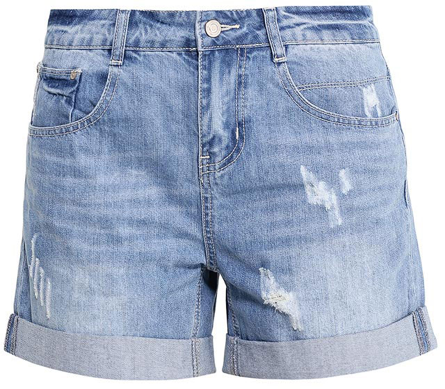 Шорты женские Sela Denim, цвет: синий джинс. SHJ-135/610-7213. Размер 25 (40)SHJ-135/610-7213 Шорты женские Sela Denim, цвет: синий джинс. SHJ-135/610-7213. Размер 25 (40)SHJ-135/610-7213Женские джинсовые шорты Sela, изготовленные из натурального хлопка с эффектом потертостей и разрывов, станут отличным дополнением гардероба в летний период. Шорты силуэта Boyfriend и стандартной посадки на талии застегиваются на застежку-молнию и пуговицу. На поясе имеются шлевки для ремня. Модель с отворотами дополнена двумя втачными и накладным карманами спереди и двумя накладными карманами сзади.