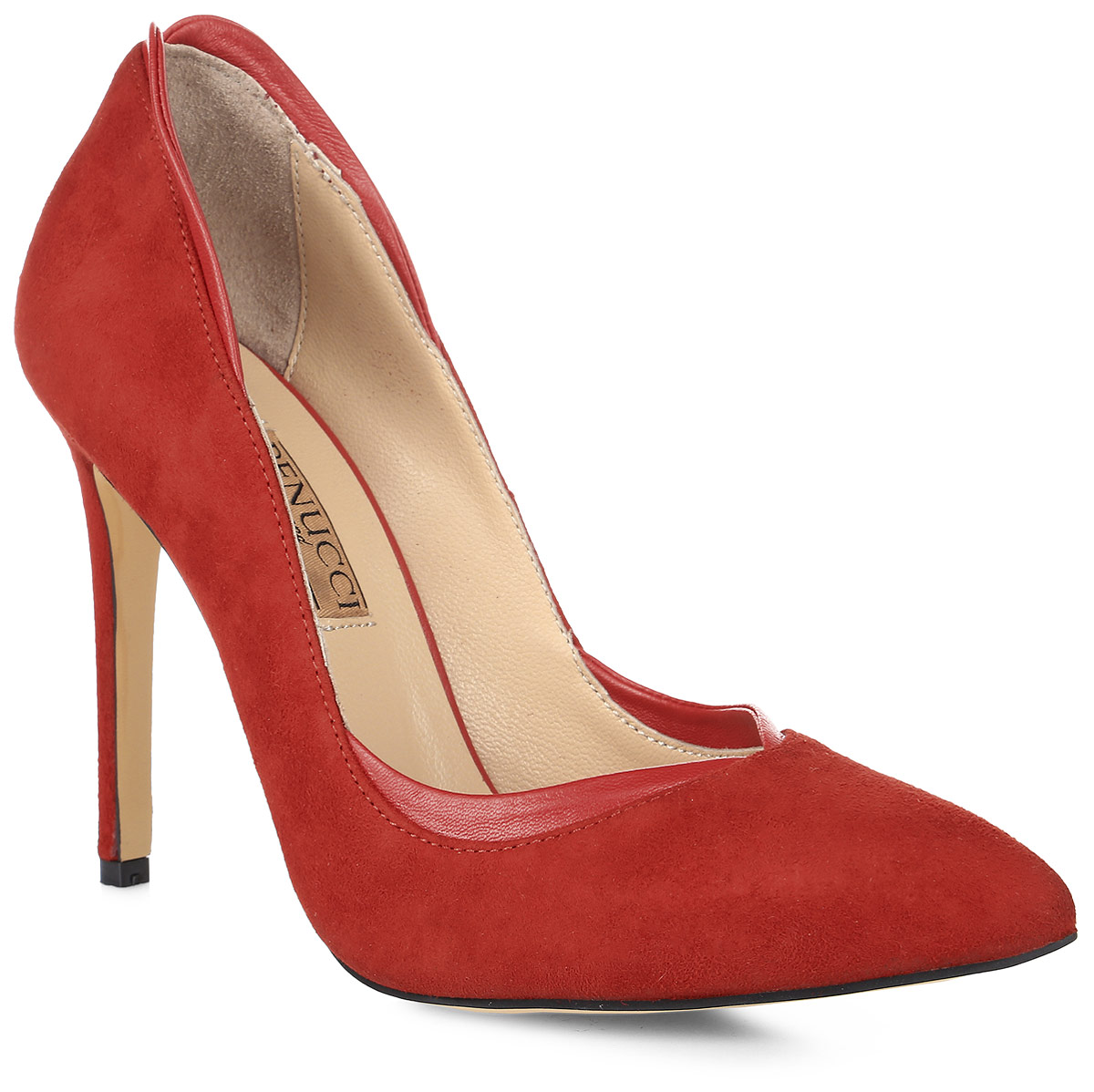 Туфли женские Benucci, цвет: красный. 5903. Размер 40