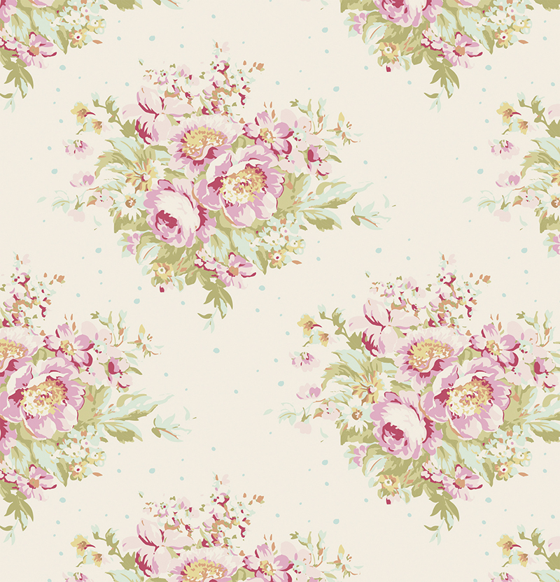 Ткань "Tilda", цвет: розовый, 1 х 1,1 м. 210481886