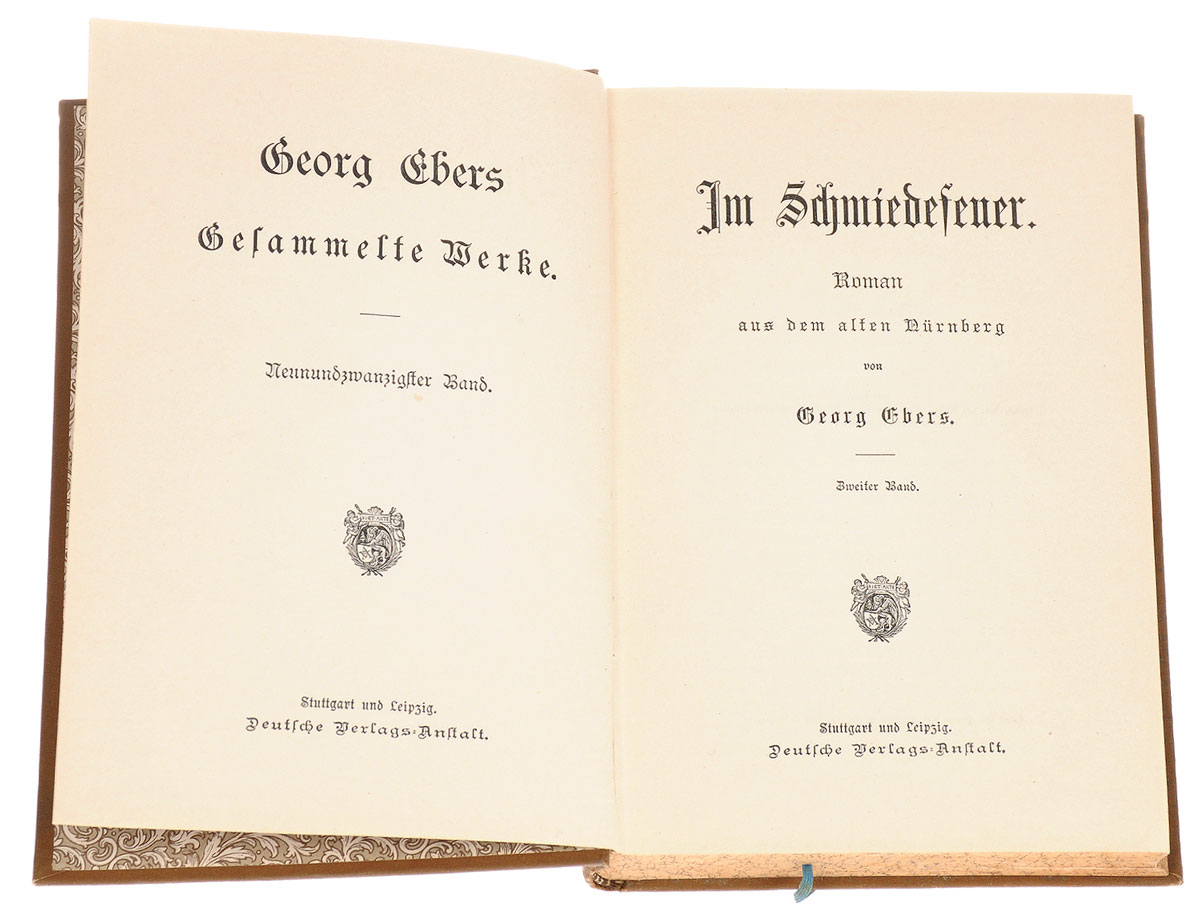 Georg Ebers Gesammelte Werke. Im Schmiedefeuer (  2 )