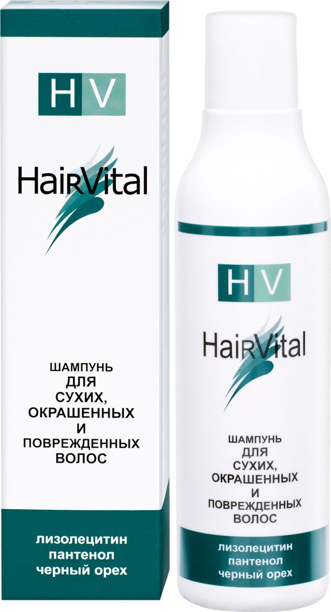 Hair Vital Шампунь для сухих, окрашенных и поврежденных волос, 200 мл72243 Hair Vital Шампунь для сухих, окрашенных и поврежденных волос, 200 мл72243• Улучшает микроциркуляцию волосяных фолликулов• Питает и восстанавливает поврежденные волосы• Оказывает выраженный увлажняющий эффект• Придает волосам блеск и эластичность• Подходит для ежедневного использованияАктивные компоненты: экстракт черного ореха, гидролизат кератина, лизолецитин, пантенол