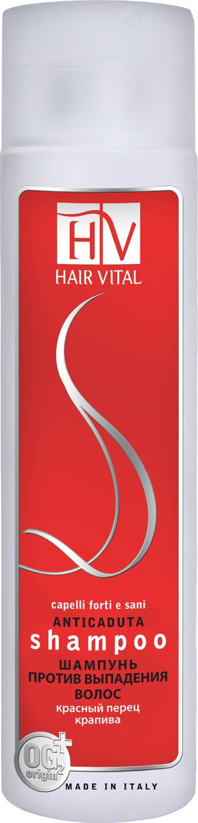 Hair Vital Шампунь против выпадения волос, 250 мл65042 Hair Vital Шампунь против выпадения волос, 250 мл65042• Препятствует выпадению волос• Стимулирует рост новых волос• Укрепляет и питает ослабленные волосы• Придает волосам блеск и эластичность• Подходит для любого типа волос и ежедневного примененияАктивные компоненты: экстракты крапивы и красного перца, олеаноловая кислота, апигенин, лизолецитин, пантенол, биотиноил трипептид-1, OG2