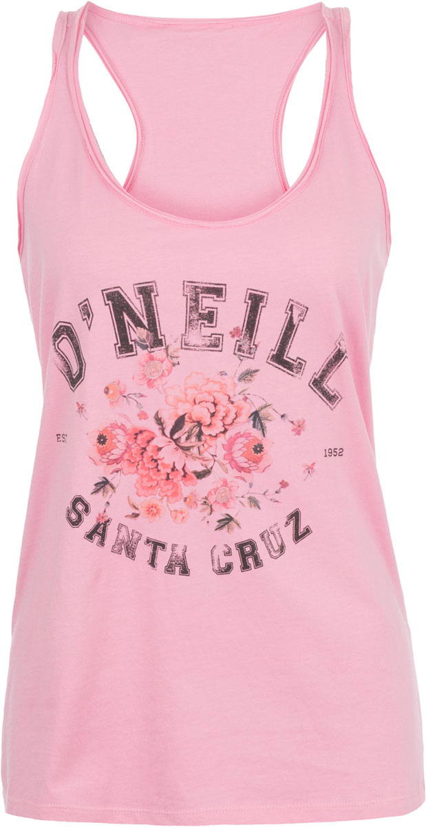 Майка женская ONeill Lw Santa Cruz Garden Tanktop, цвет: розовый. 7A8620-4076. Размер M (46/48)7A8620-4076 Майка женская ONeill Lw Santa Cruz Garden Tanktop, цвет: розовый. 7A8620-4076. Размер M (46/48)7A8620-4076Женская майка ONeill выполнена из 100% хлопка. Модель без рукавов, с круглым вырезом и со спинкой-борцовкой. На груди майка дополнена цветочным рисунком и надписями.
