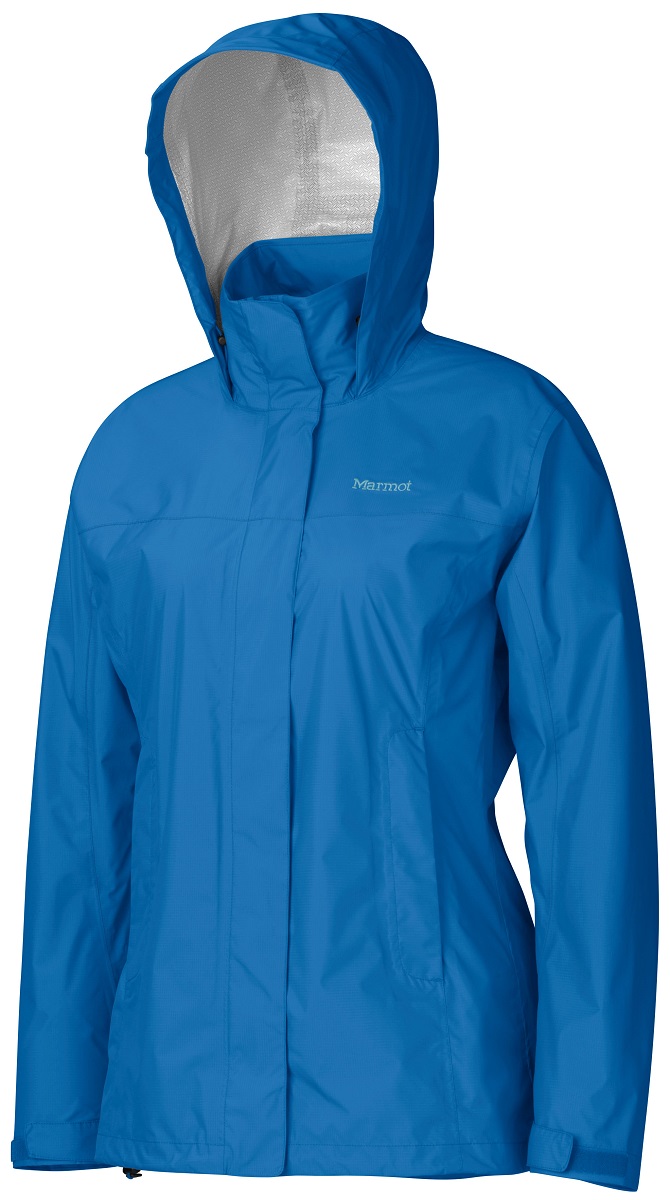 Дождевик женский Marmot Wms PreCip Jacket, цвет: синий. 46200-2421. Размер S(46/48)46200-2421 Дождевик женский Marmot Wms PreCip Jacket, цвет: синий. 46200-2421. Размер S(46/48)46200-2421Дождевик Wm`s PreCip Jacket создан специально для женщин. Бесспорный хит продаж. Этот легкий дождевик не подведет вас и защитит от дождя и влаги летом и в межсезонье. Технология PreCip™ Dry Touch - водостойкий, дышащий материал, 100% водонепроницаемые швы, капюшон имеет возможность хорошего обзора и при необходимости убирается в воротник - двусторонние молнии в районе подмышек обеспечивают отличную вентиляцию. Низ куртки регулируется эластичным шнуром – для универсальности в любую непогоду.