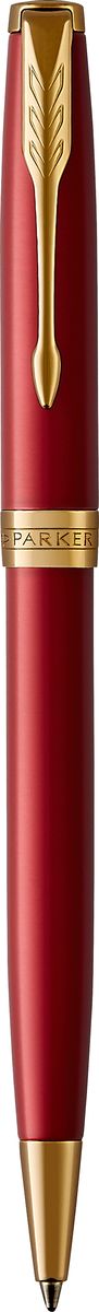 Parker Ручка шариковая Sonnet Laque Red GTPARKER-1931476 Parker Ручка шариковая Sonnet Laque Red GTPARKER-1931476Шариковая ручка Parker Sonnet Laque Red GT - идеальный инструмент для письма. Материал ручки - нержавеющая сталь с покрытием глянцевого лака глубокого красного цвета, в отделке применяется позолота 23К. Способ подачи стержня: поворотный.Данный пишущий инструмент поставляется в фирменной подарочной коробке премиум-класса, что делает его превосходным подарком.Произведено во Франции.