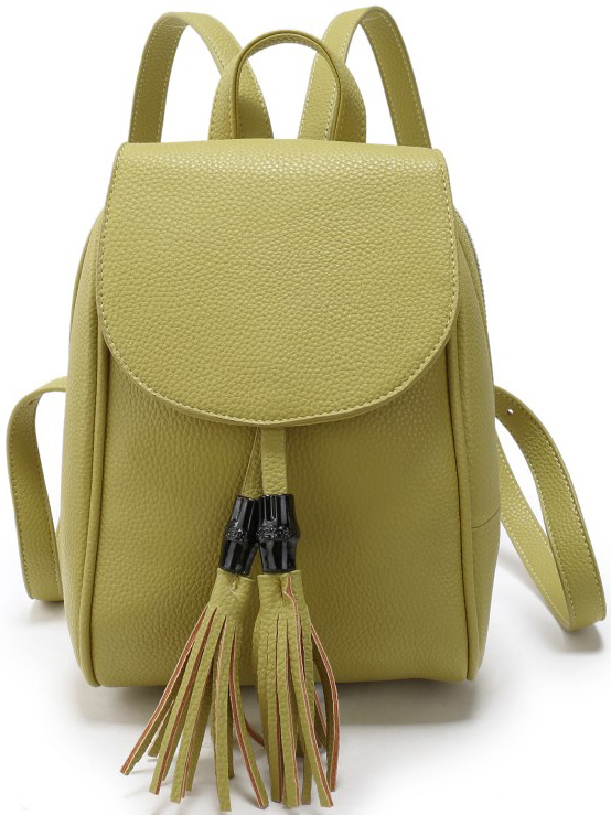 Рюкзак женский OrsOro, цвет: оливковый. D-172/69
