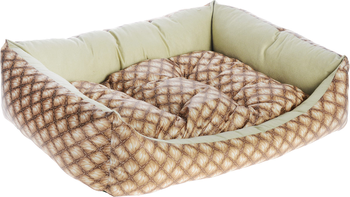 Лежак для собак Happy Puppy Шотландия-3, 57 x 44 x 15 смHP-170008-3 Лежак для собак Happy Puppy Шотландия-3, 57 x 44 x 15 смHP-170008-3Мягкий лежак Happy Puppy Ампир-3 обязательно понравится вашему питомцу. Он выполнен извысококачественного хлопка и полиэстера с водоотталкивающей пропиткой, а наполнитель - из мягкого холлофайбера. Такой материал нетеряет своей формы долгое время.Лежак оснащен мягкой съемной подстилкой. Высокие бортики обеспечат вашему любимцу уют. За изделием легко ухаживать, его можно стирать вручную. Мягкий лежак станет излюбленным местом вашего питомца, подарит ему спокойный икомфортный сон, а также убережет вашу мебель от шерсти. Размер: 57 x 44 x 15 см.
