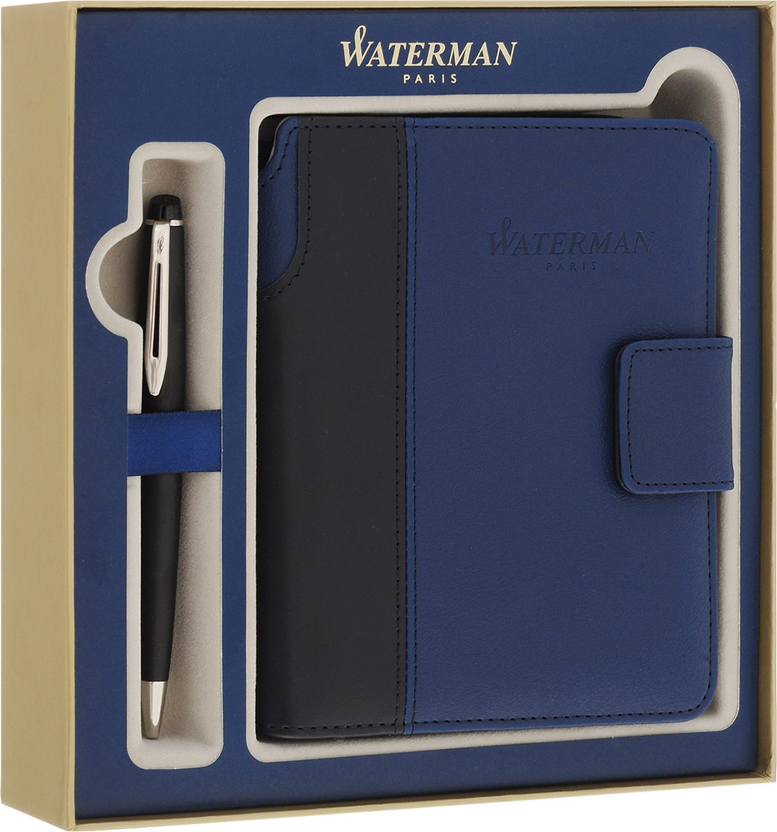 Waterman Ручка шариковая Expert Matte Black CTWAT-1978715 Waterman Ручка шариковая Expert Matte Black CTWAT-1978715Корпус ручки Waterman Expert Matte Black CT выполнен из хрома насыщенного черного цвета и декорирован отделкой с никеле-палладиевым покрытием. Стержень шариковой ручки выводится поворотом ее верхней части по часовой стрелке. Ручка упакована в фирменную коробку синего цвета с логотипом компании Waterman. В коробке предусмотрено дополнительное отделение, в котором расположен международный гарантийный талон и блокнот с тканевой закладкой-полоской и магнитной застежкой.Ручка Waterman Expert Matte Black CT подчеркнет стиль и элегантность ее владельца и станет превосходным подарком ценителю изящества и роскоши.Ручка - это не просто пишущий инструмент, это - часть имиджа, наглядно демонстрирующая статус, характер и образ жизни ее владельца