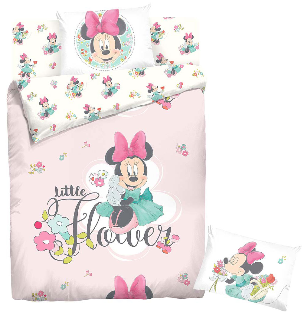 Комплект белья Disney Minni Maus, 1,5-спальный, наволочка 50х70. 707496707496 Комплект белья Disney Minni Maus, 1,5-спальный, наволочка 50х70. 707496707496Комплект детского постельного белья Disney Minni Maus состоит из пододеяльника, простыни и наволочки. Комплект белья выполнен из ткани ранфорс с высоким показателем износостойкости: такое постельное белье очень прочное и долговечное, не деформируется при стирках и прослужит долгие годы. Такой комплект привнесет в спальню ребенка массу новых красок и незабываемых впечатлений.