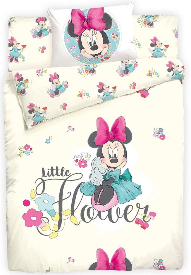 Комплект белья Disney Minni Maus, 1,5-спальный, наволочка 70х70. 710715710715 Комплект белья Disney Minni Maus, 1,5-спальный, наволочка 70х70. 710715710715Комплект детского постельного белья Disney Minni Maus состоит из пододеяльника, простыни и наволочки. Комплект белья выполнен из ткани ранфорс с высоким показателем износостойкости: такое постельное белье очень прочное и долговечное, не деформируется при стирках и прослужит долгие годы. Такой комплект привнесет в спальню ребенка массу новых красок и незабываемых впечатлений.