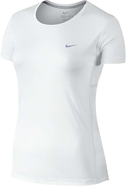 Футболка женская Nike Miler Short Sleeve, цвет: белый. 686911-100. Размер XL (48/50)686911-100 Футболка женская Nike Miler Short Sleeve, цвет: белый. 686911-100. Размер XL (48/50)686911-100Женская футболка Nike Miler Short Sleeve выполнена из качественной ткани Dri-FIT, которая не задерживает влагу, оставляя кожу сухой. Технология Stay Cool контролирует оптимальную температуру тела. Округлая горловина осуществляет комфортную посадку по фигуре.