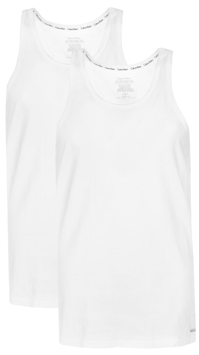 Майка мужская Calvin Klein Underwear, цвет: белый, 2 шт. NU8703A. Размер M (46/48)NU8703A Майка мужская Calvin Klein Underwear, цвет: белый, 2 шт. NU8703A. Размер M (46/48)NU8703AМужская майка Calvin Klein Underwear изготовлена из натурального хлопка с добавлением эластана. Модель выполнена глубокой круглой горловиной и без рукавов. Майка дополнена квадратной нашивкой с названием бренда.