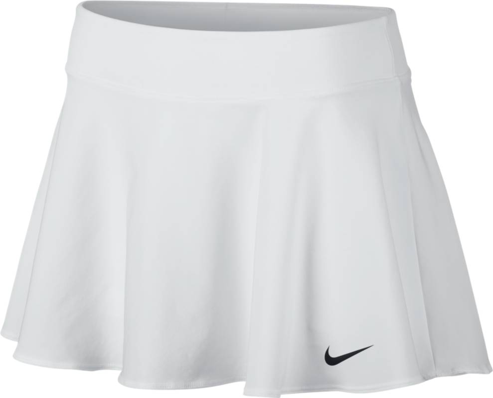 Юбка для тенниса Nike Nkct Flx Pure Skirt Flouncy, цвет: белый. 830616-100. Размер M (44/46)830616-100 Юбка для тенниса Nike Nkct Flx Pure Skirt Flouncy, цвет: белый. 830616-100. Размер M (44/46)830616-100Теннисная юбка Nkct Flx Pure Skirt Flouncy от Nike выполнена из эластичного полиэстера. Технология Dri-FIT отводит влагу и обеспечивает комфорт. Эластичный пояс обеспечивает надежную посадку, а внутренние шорты гарантируют легкую поддержку.