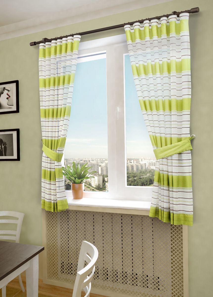 Комплект штор Sanpa Home Collection Зебра, на ленте, цвет: салатовый, высота 180 смHP20288/5/1E Зебра салатовый, , 145*180(2шт)+подхв Комплект штор Sanpa Home Collection Зебра, на ленте, цвет: салатовый, высота 180 смHP20288/5/1E Зебра салатовый, , 145*180(2шт)+подхвКомплект штор Sanpa Home Collection Зебра, выполненный из вуали, великолепно украсит любое окно. Комплект состоит из двух штор и двух подхватов. Оригинальный рисунок и приятная цветовая гамма привлекут к себе внимание и органично впишутся в интерьер помещения. Этот комплект будет долгое время радовать вас и вашу семью.